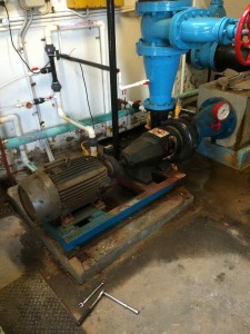 Pump and motor old condition