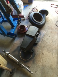 Pump machining carried out and ready for reassembly 